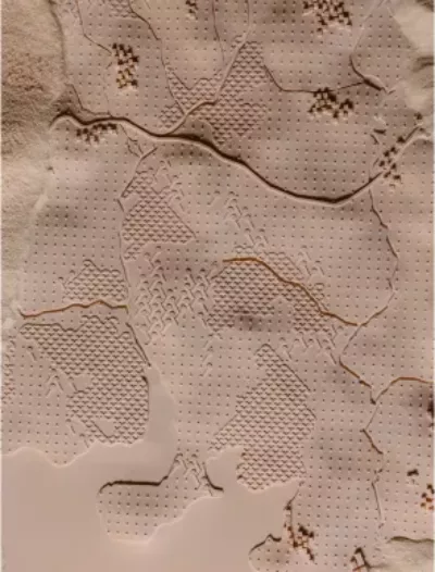 Visuel présentant une maquette terrain réalisée par Creaform