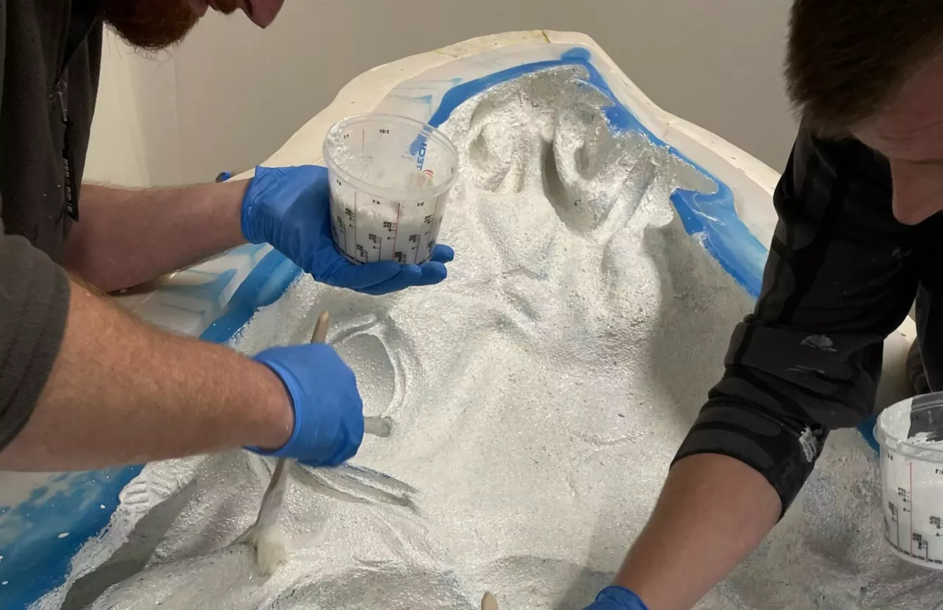 Visuel présentant un moule qui fait parti des différentes techniques industrielles que maitrise Creaform